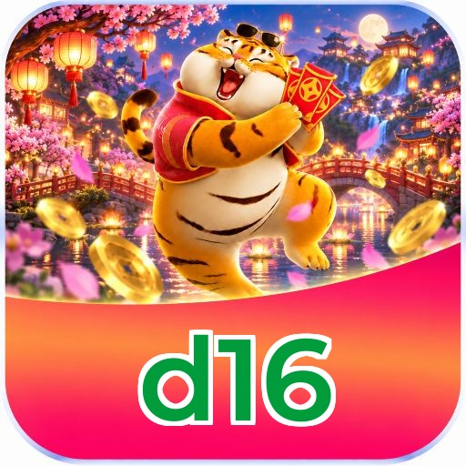 Interface da plataforma d16 mostrando slots populares e bônus de boas-vindas